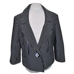Tribal 3/4 Sleeve Lined Blazer